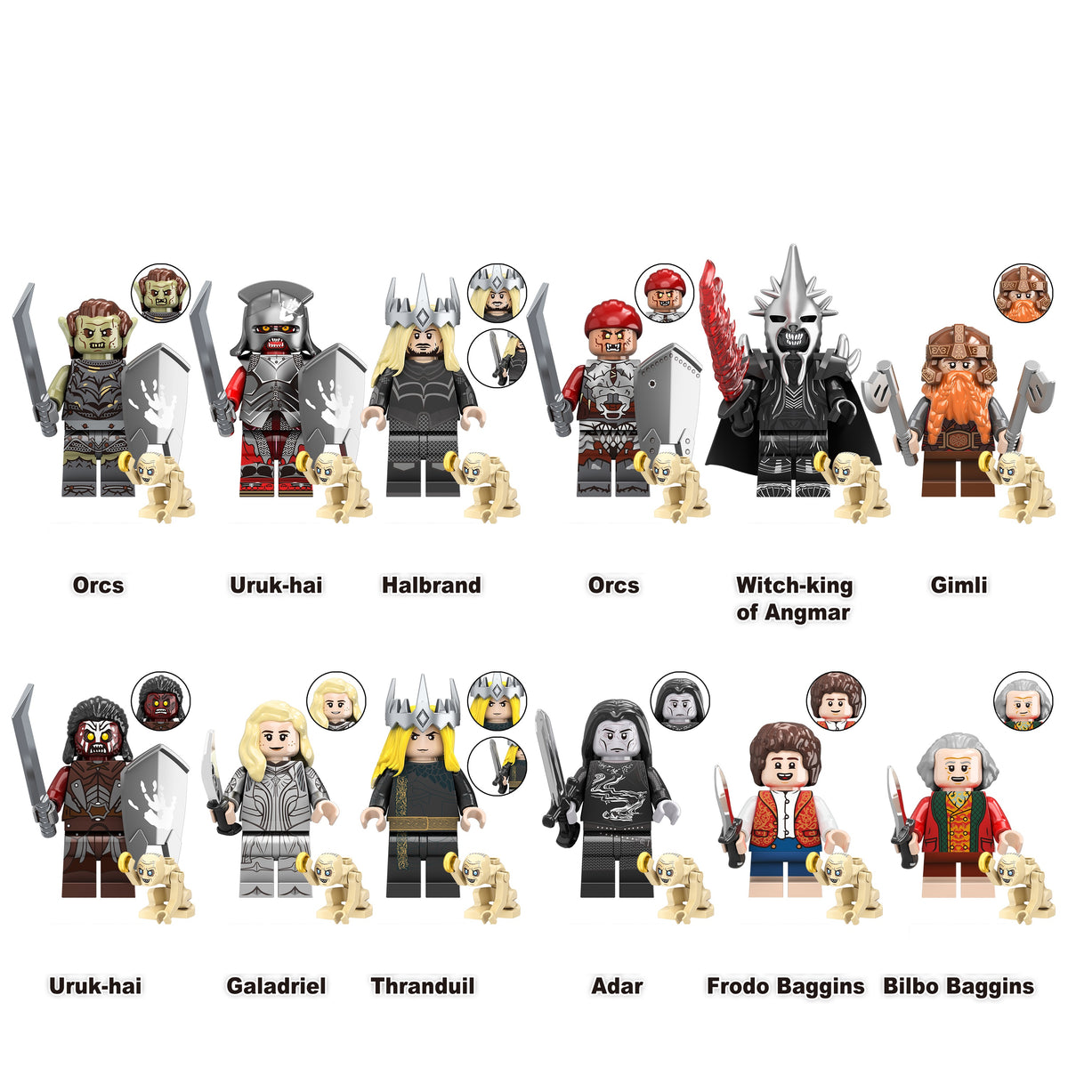 LOTR TV Series Custom Minifigures Single Sale 4