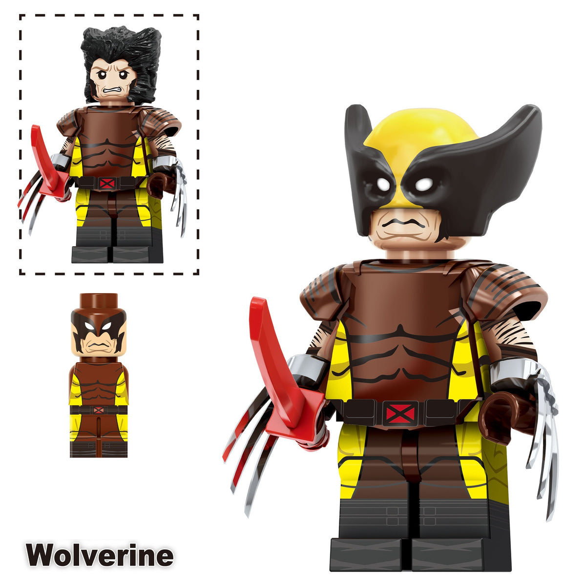 Deadpool  & Wolverine Movie Series Custom Minifigures Set TV