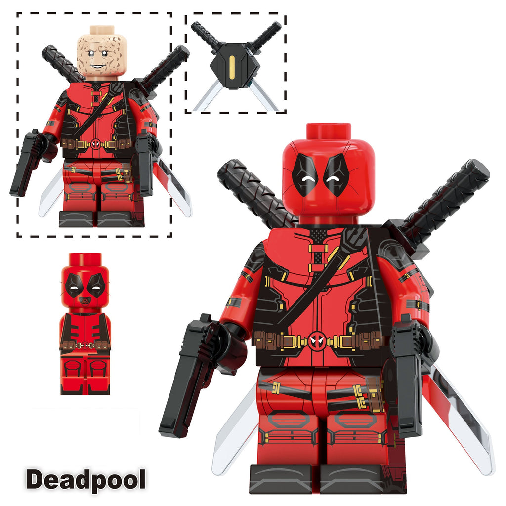 Deadpool  & Wolverine Movie Series Custom Minifigures Set TV
