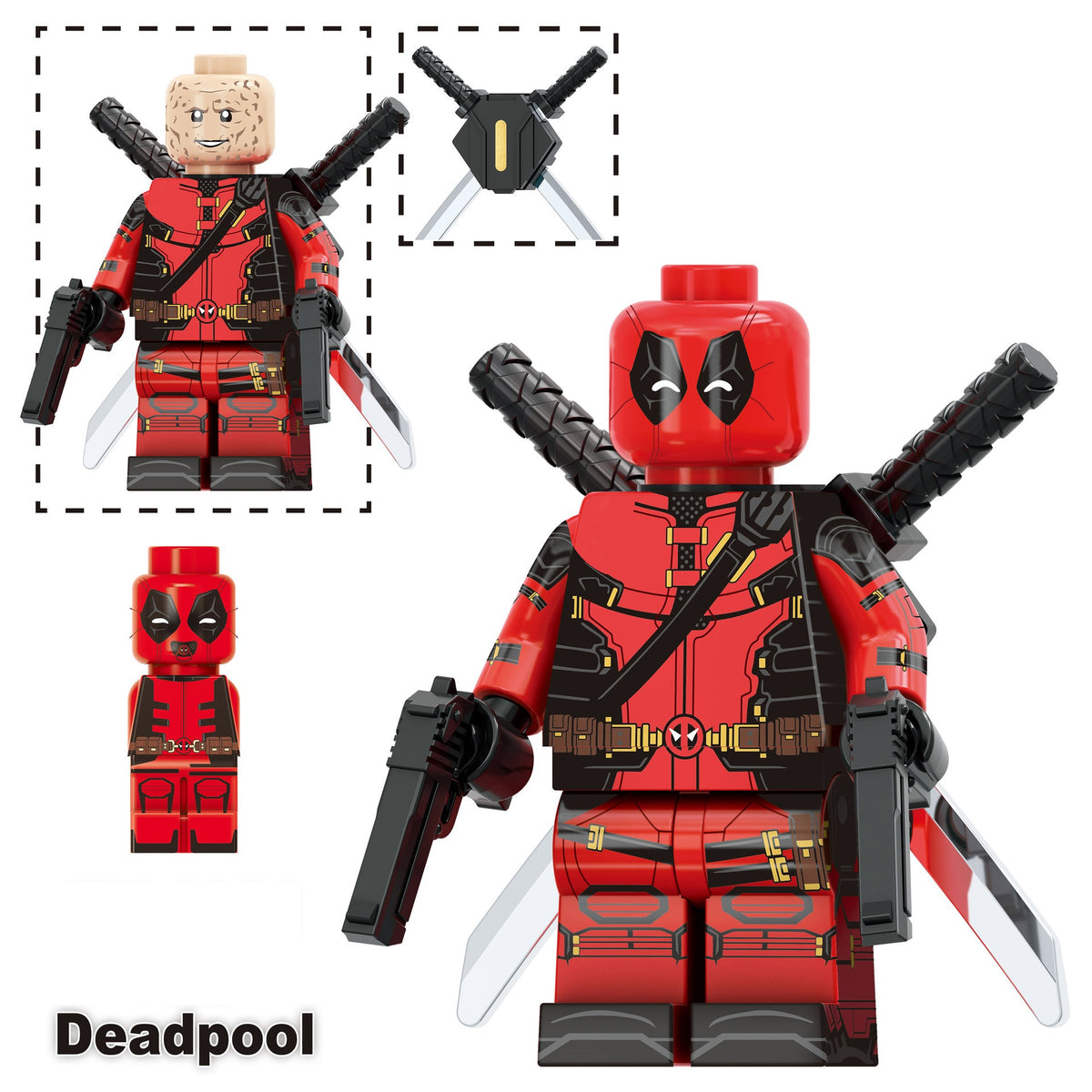 Deadpool  & Wolverine Movie Series Custom Minifigures Set TV