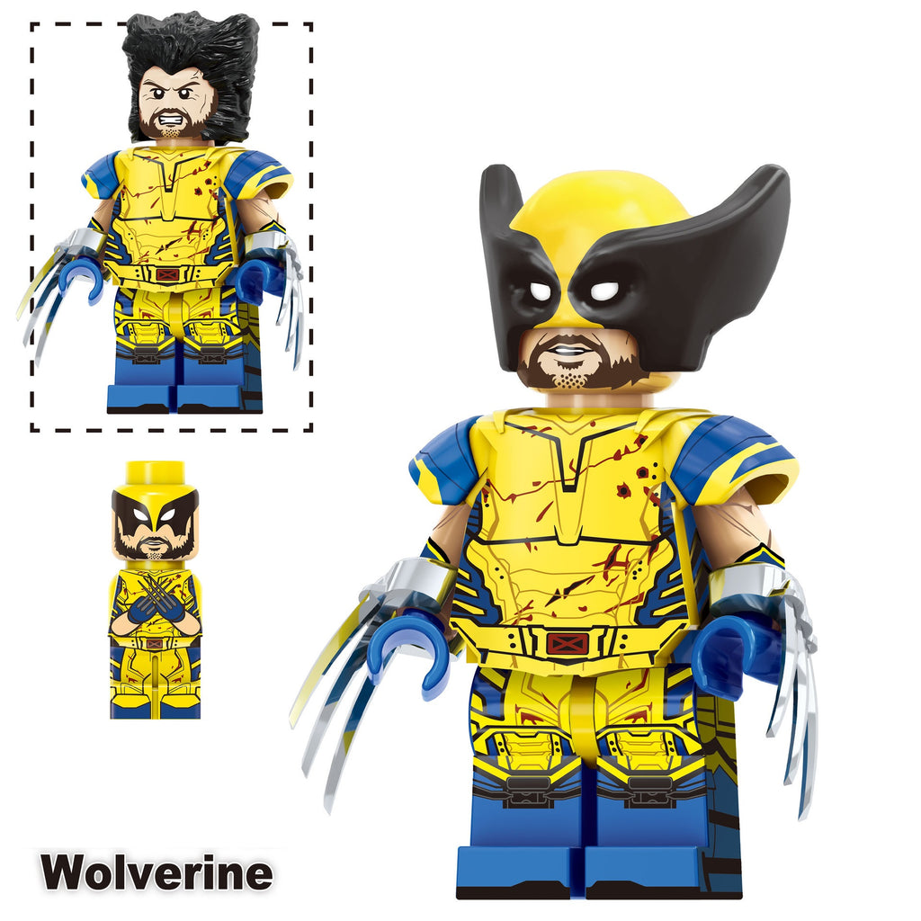 Deadpool  & Wolverine Movie Series Custom Minifigures Set TV