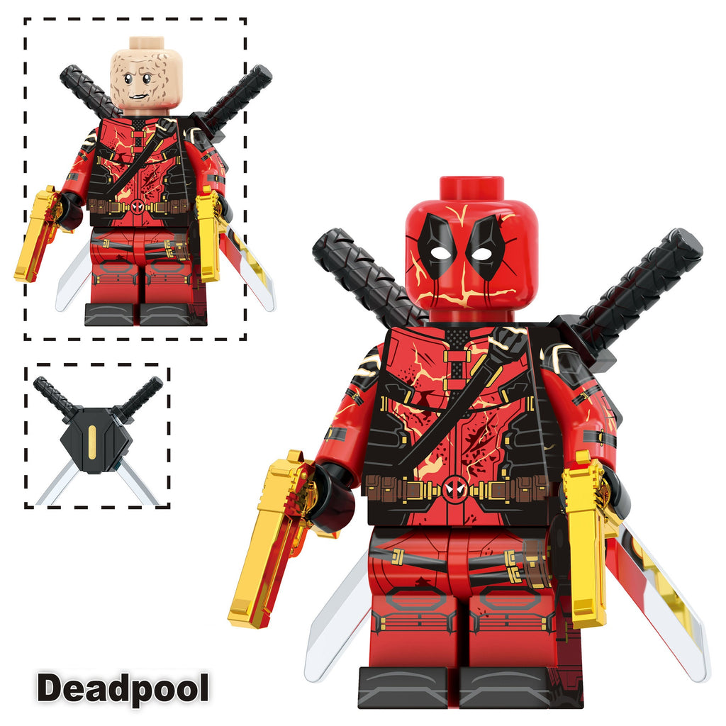 Deadpool  & Wolverine Movie Series Custom Minifigures Set TV