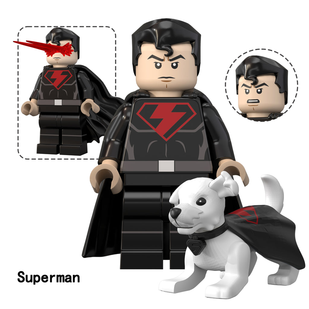 DC Superman Supergirl Custom Minifigures Assortment TV