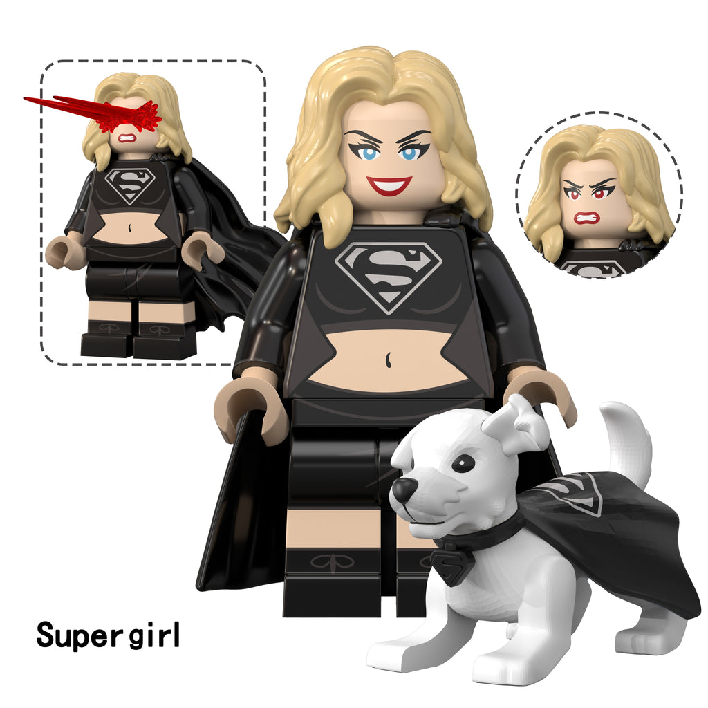 DC Superman Supergirl Custom Minifigures Assortment TV