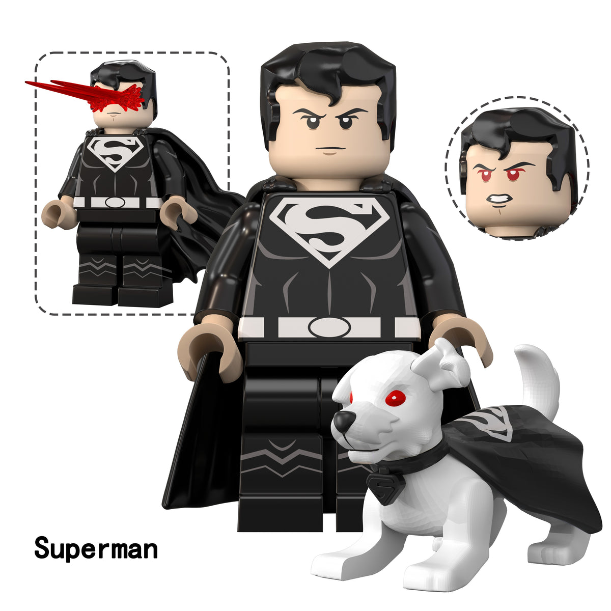 DC Superman Supergirl Custom Minifigures Assortment TV