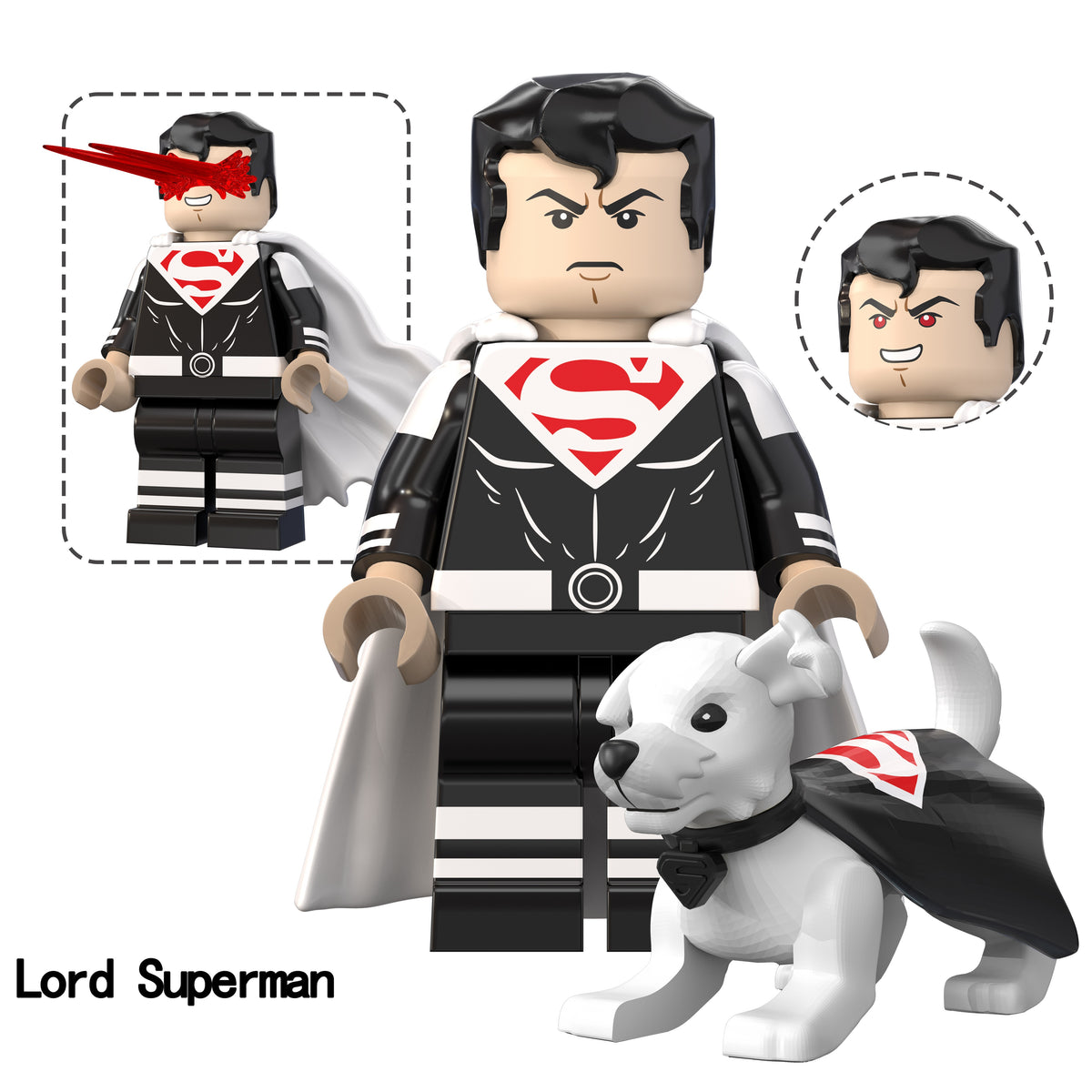 DC Superman Supergirl Custom Minifigures Assortment TV