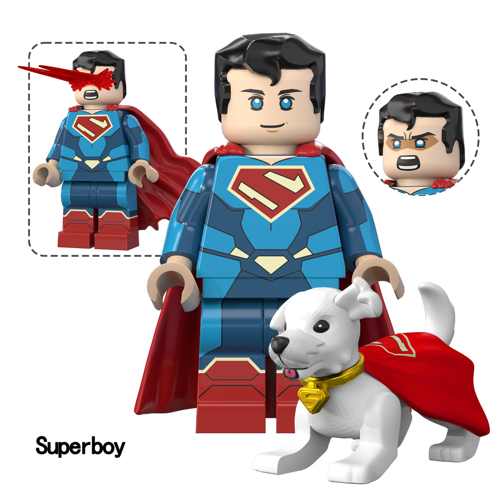 DC Superman Supergirl Custom Minifigures Assortment TV