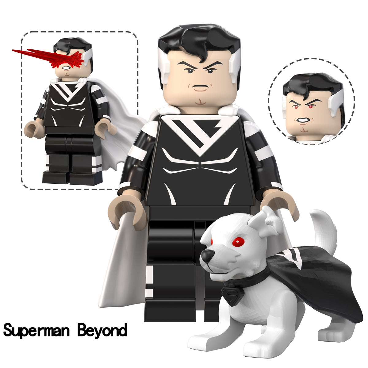DC Superman Supergirl Custom Minifigures Assortment TV