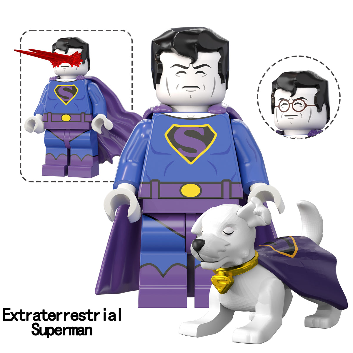 DC Superman Supergirl Custom Minifigures Assortment TV