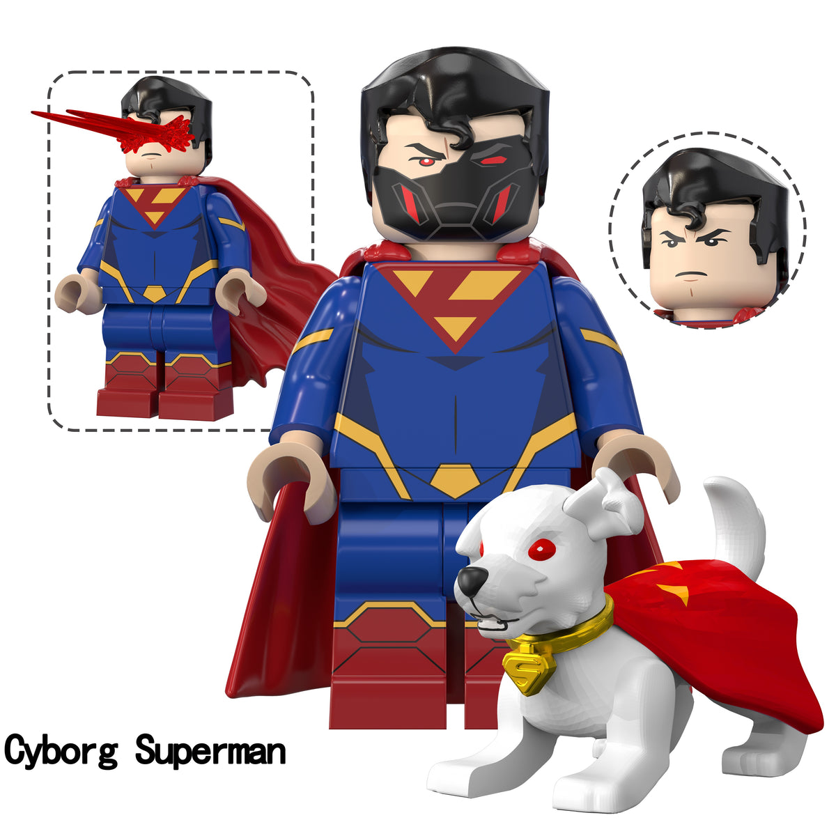 DC Superman Supergirl Custom Minifigures Assortment TV