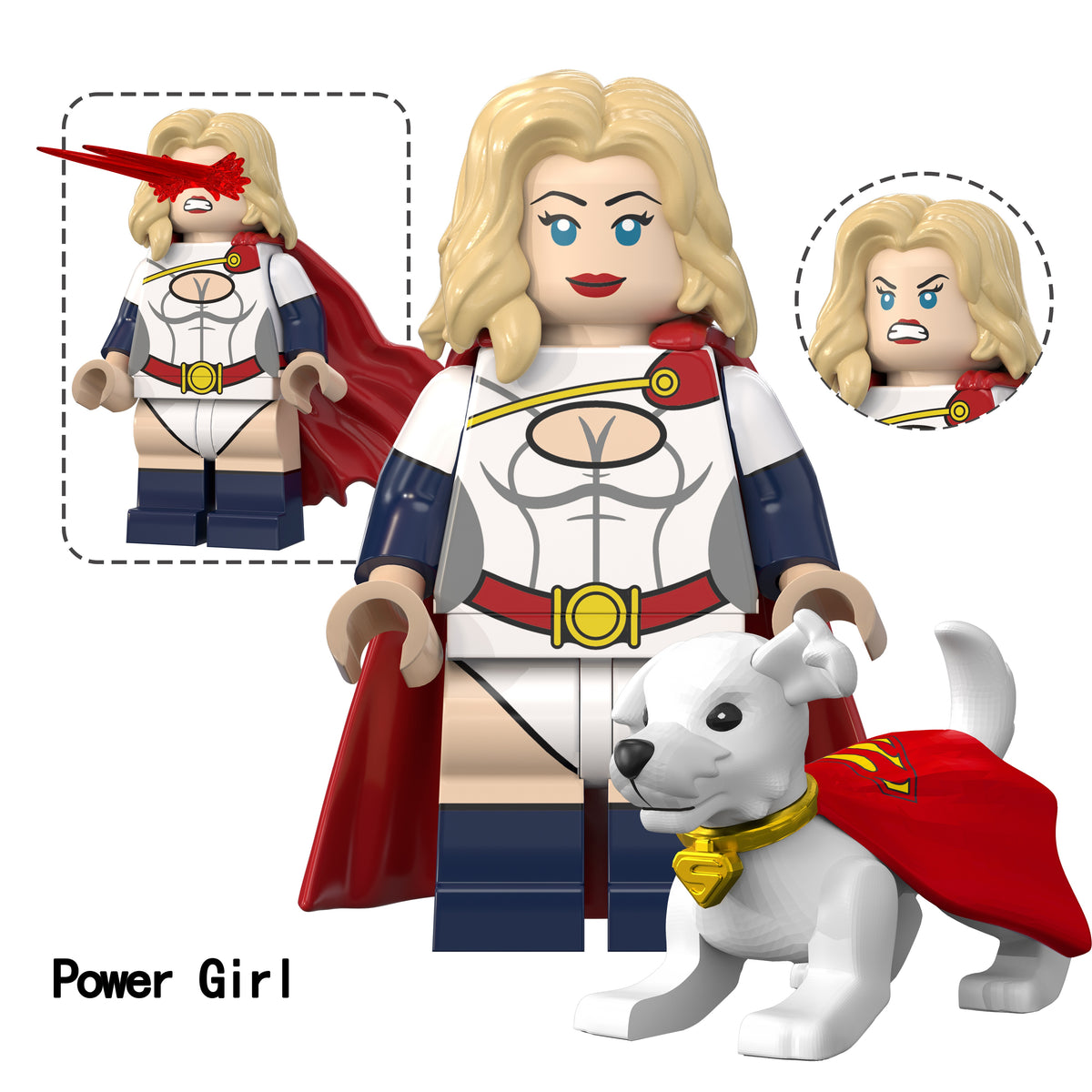 DC Superman Supergirl Custom Minifigures Assortment TV
