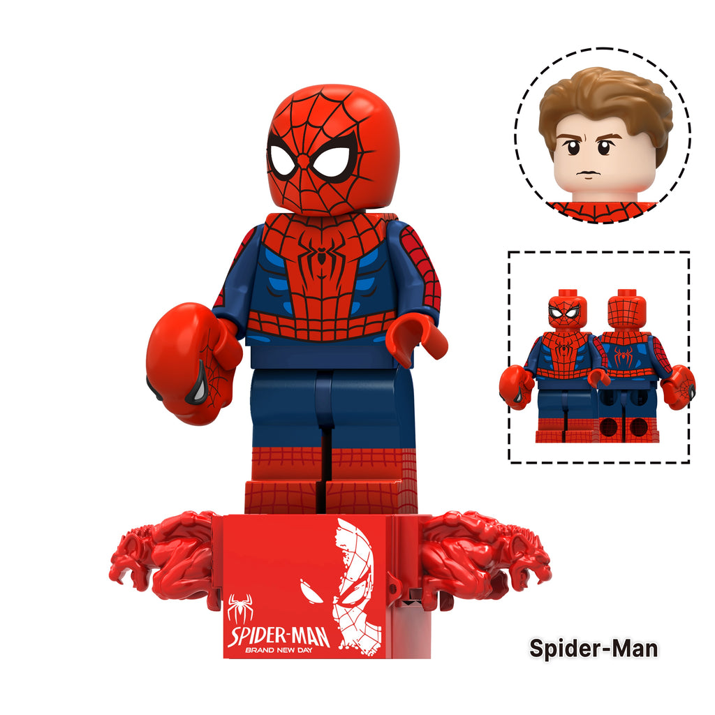 Marvel Super Heroes Spiderman Daredevil Punisher Custom Minifigures Assortment TV