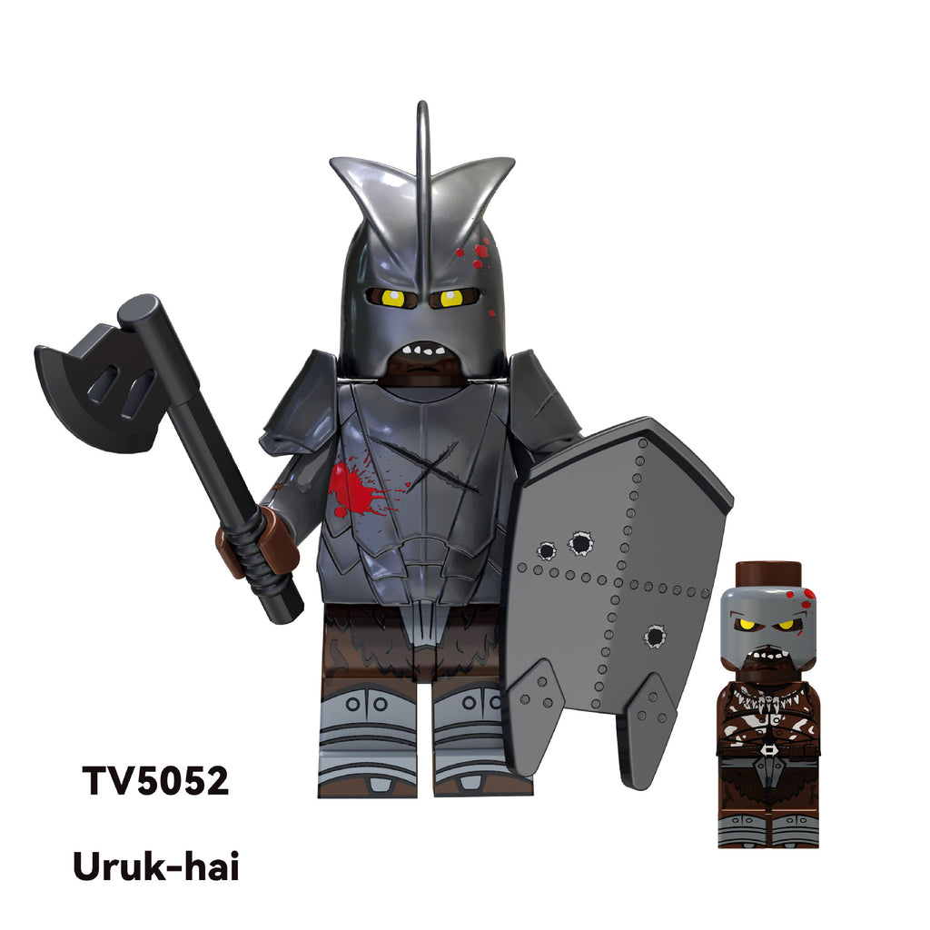 LOTR TV Series Custom Minifigures Uruk-Hai Orcs Single Sale