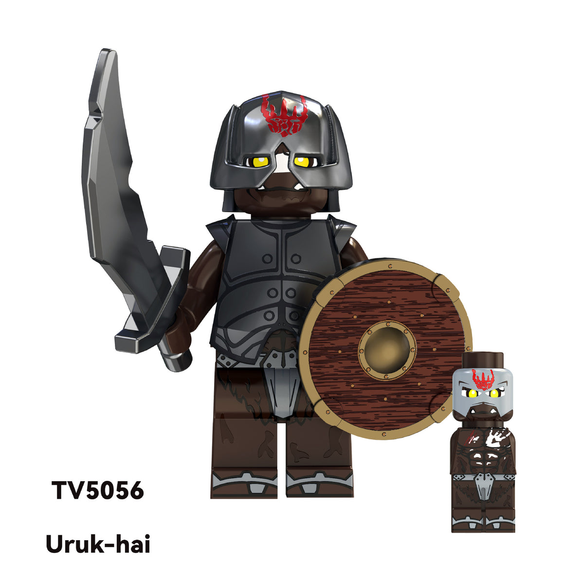 LOTR TV Series Custom Minifigures Uruk-Hai Orcs Single Sale