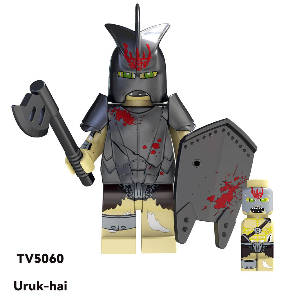 LOTR TV Series Custom Minifigures Uruk-Hai Orcs Single Sale