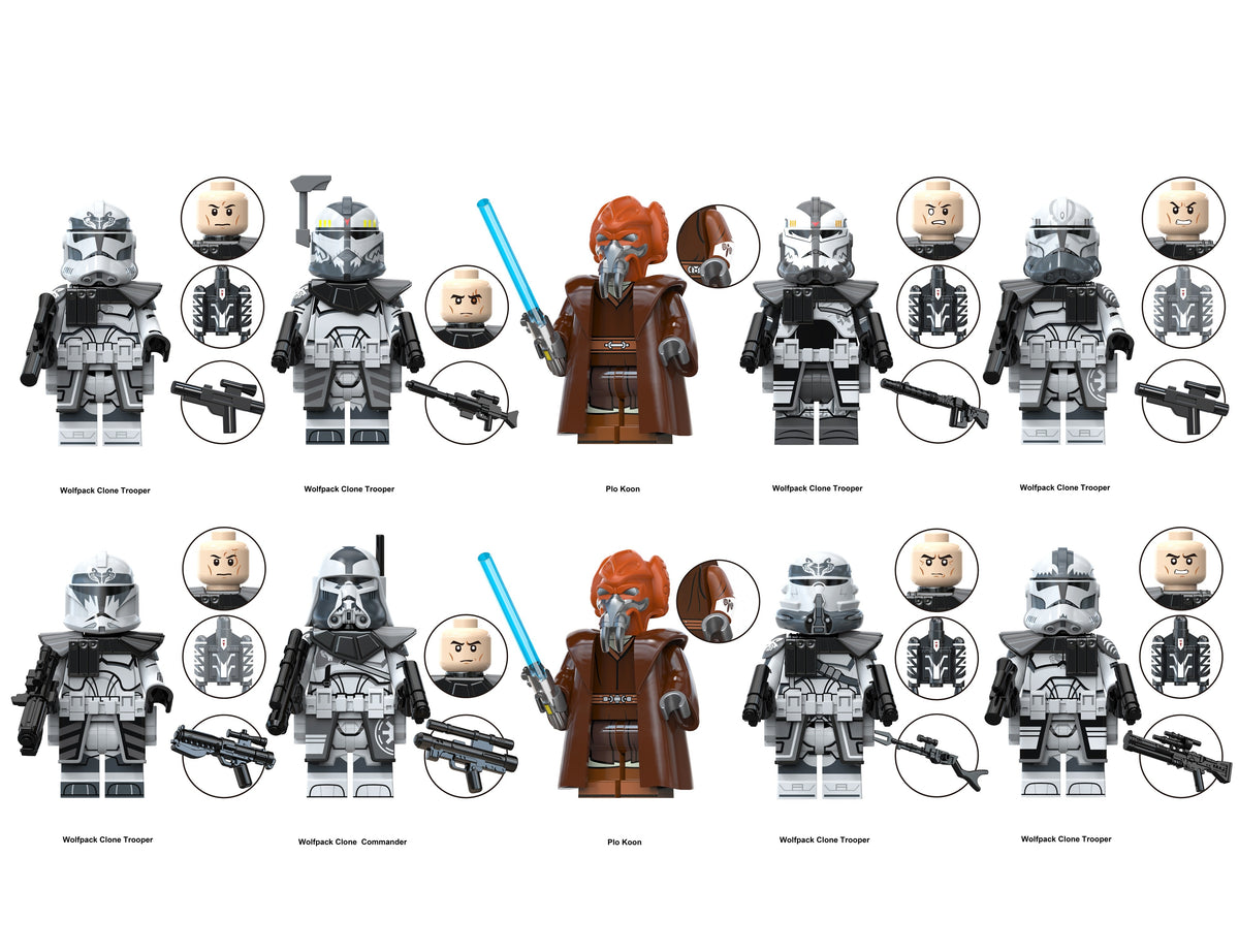 Star Wars Wolfpack Custom Minifigures Assortment TV