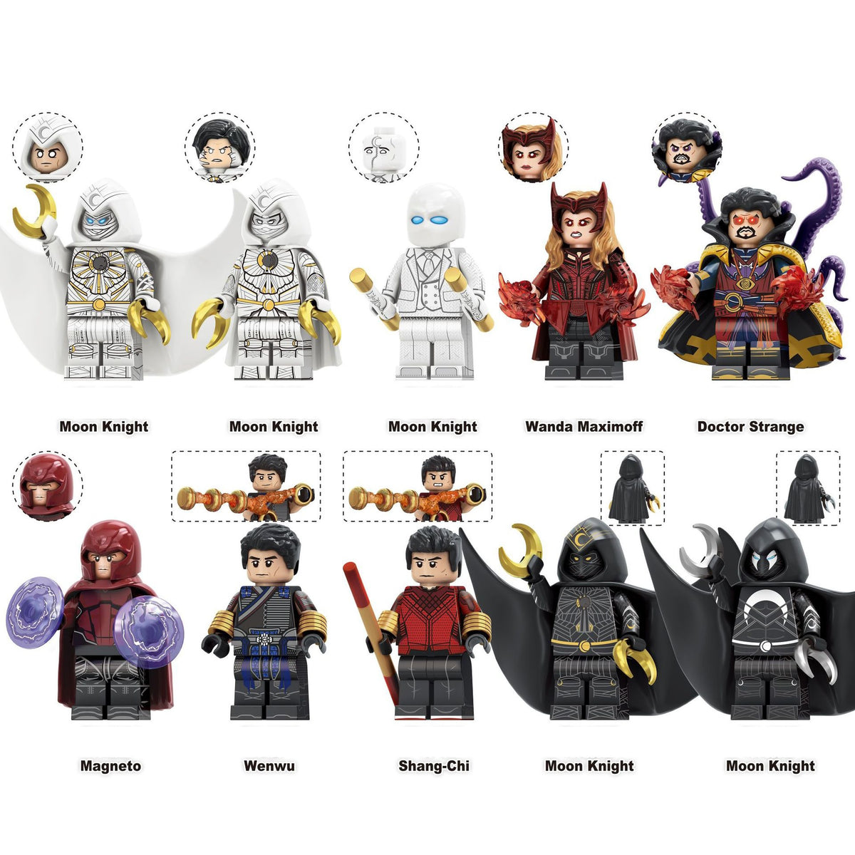 Marvel Super Heroes TV Series Custom Minifigures Set