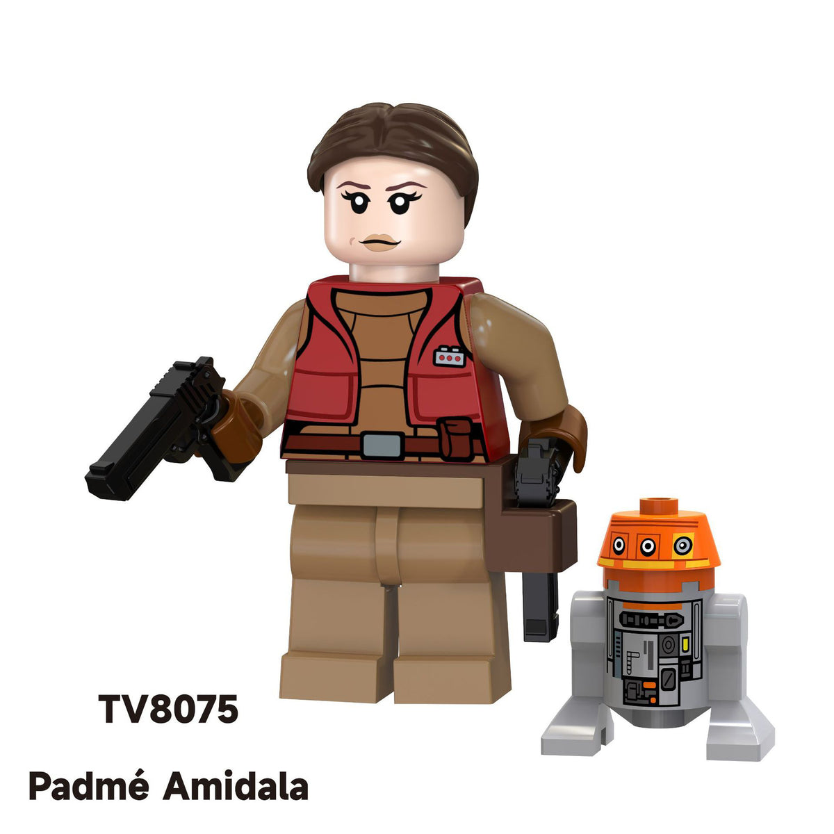 Star Wars TV Series Padme Amidala Single Custom Minifigure TV8075