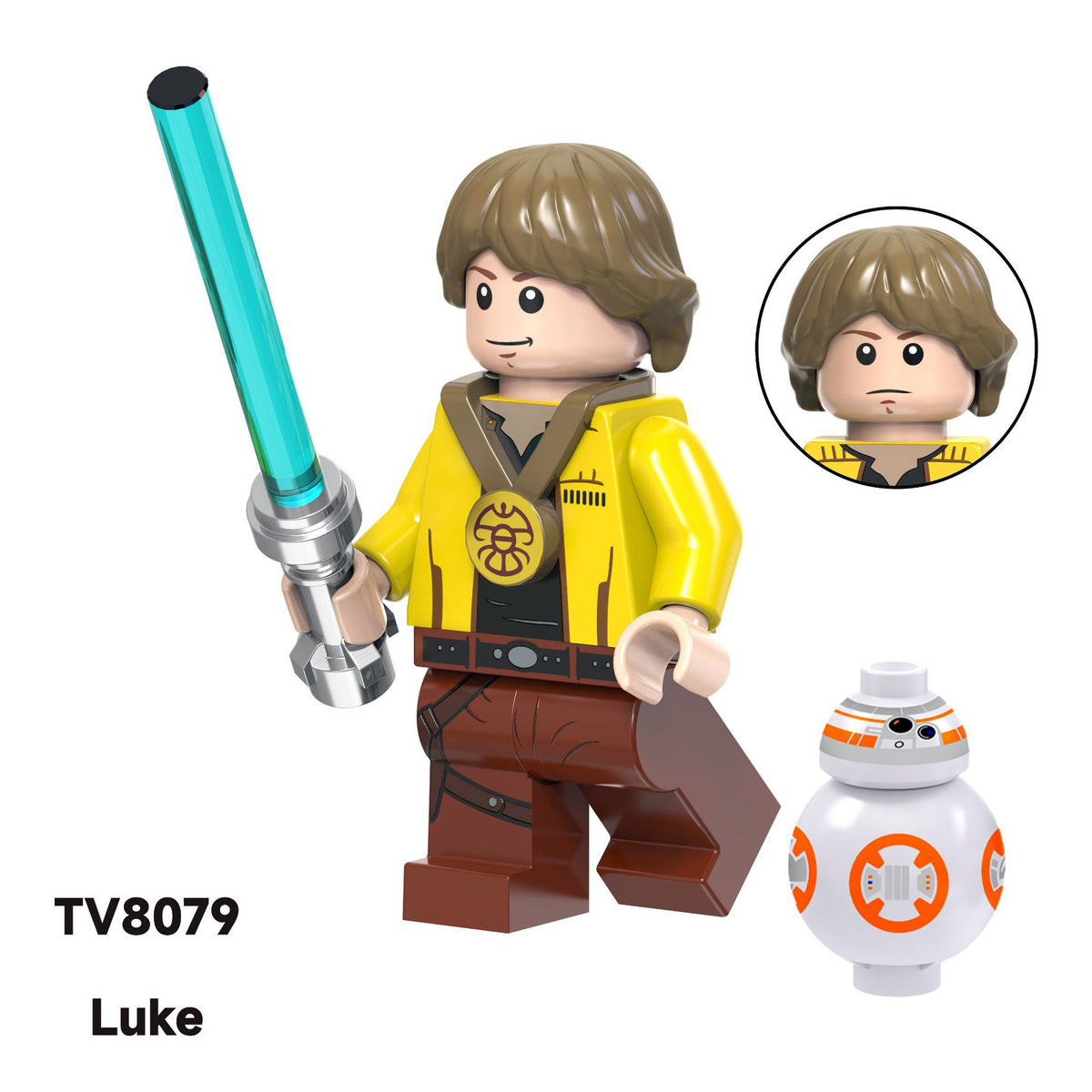Star Wars TV Series Luke Single Custom Minifigure TV8079