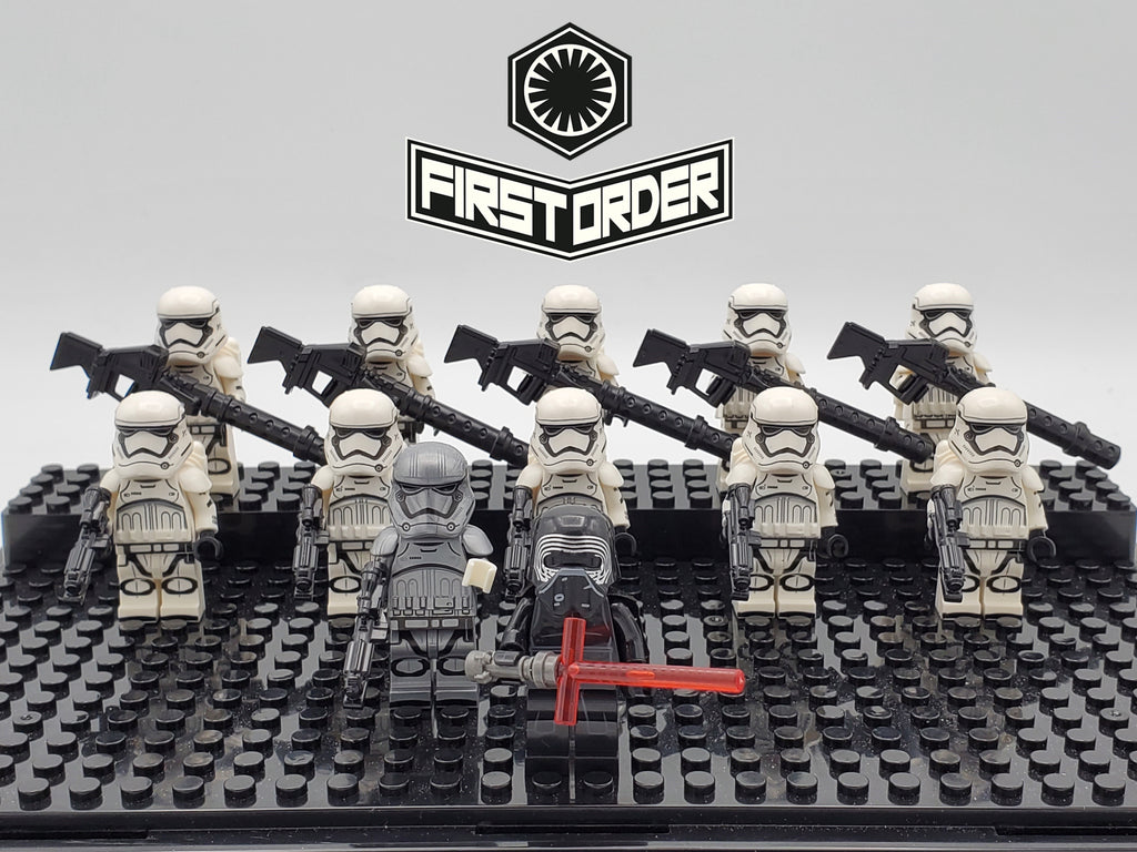 Star Wars Kylo Ren Captain Phasma First Order Army 12 Minifigures Set