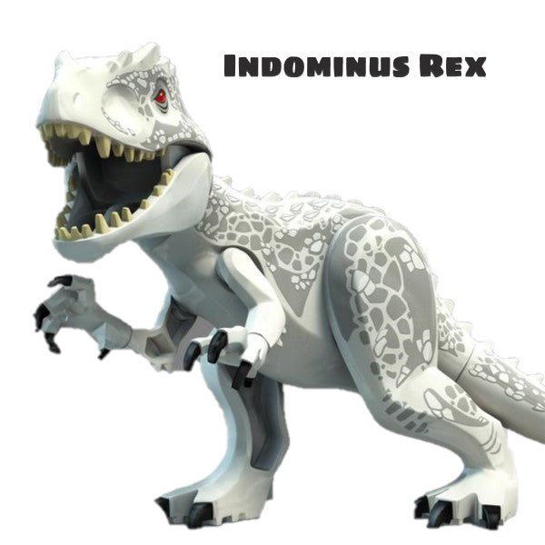 White Indominus Rex 6 inch Tall Dinosaur