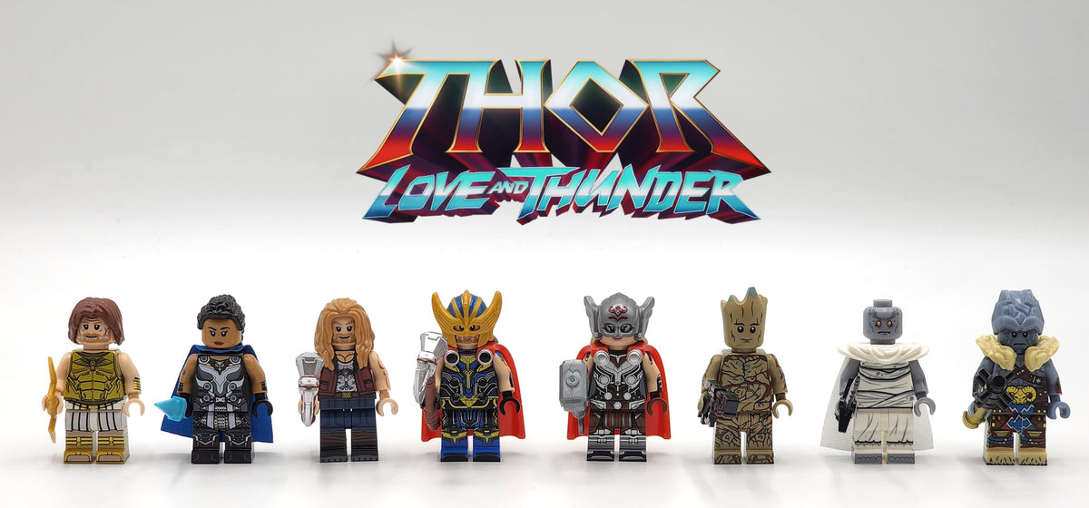 Marvel Super Heroes Thor: Love and Thunder Custom 8 Minifigures Set