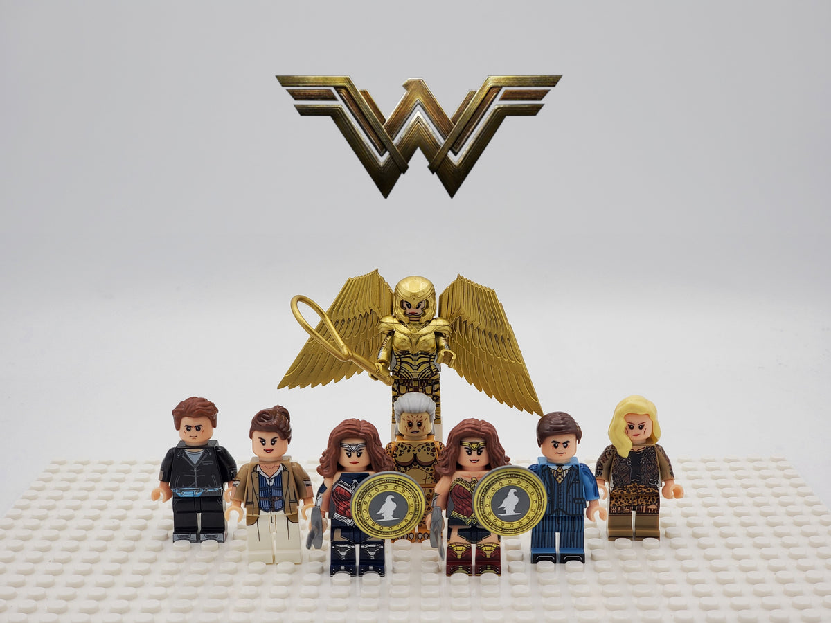 Wonder Woman WW84 Custom 8 Minifigures Set