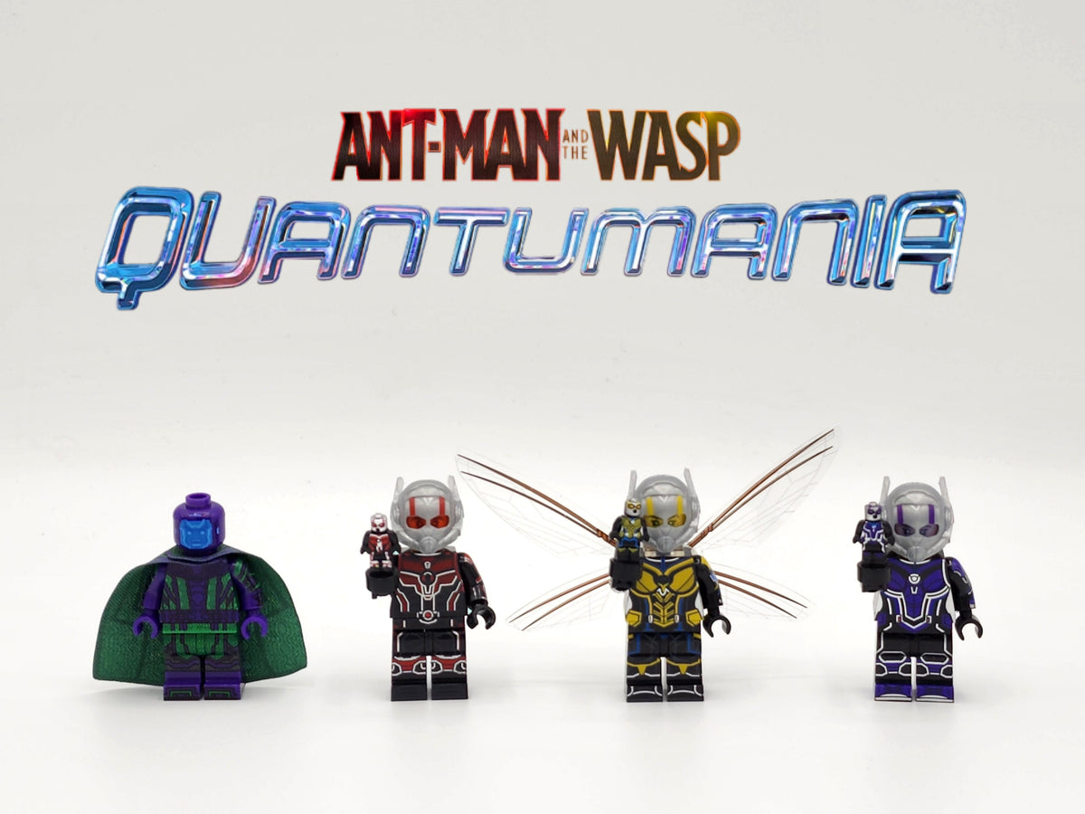 Super Heroes Ant-Man and the Wasp: Quantumania Custom 4 Minifigures Set