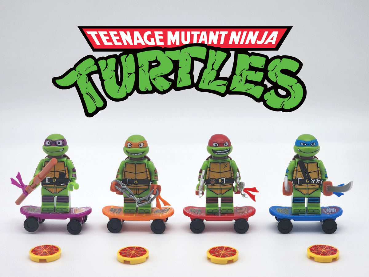 Ninja Turtles Custom Minifigure Set 4pcs