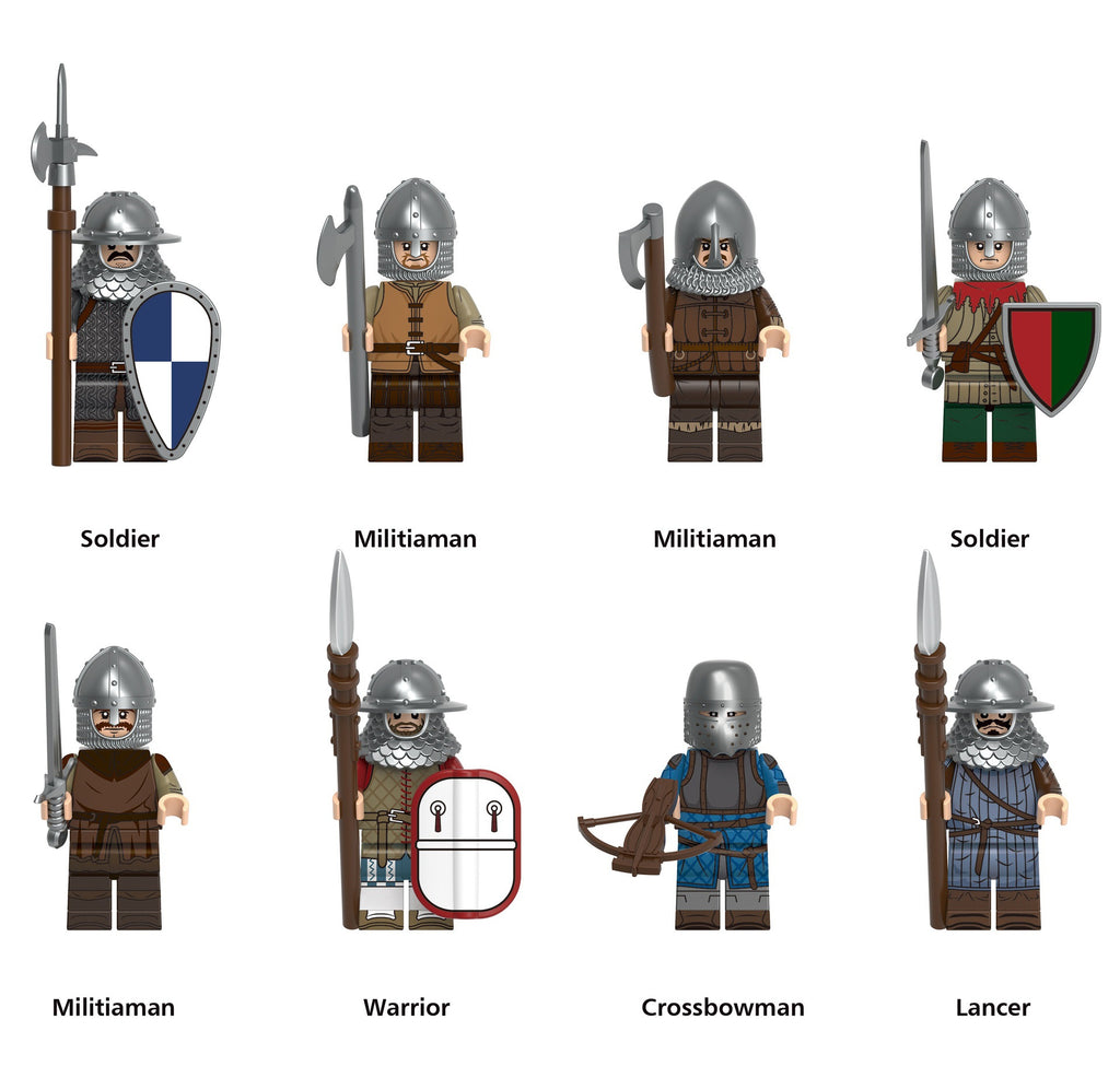 Medieval Knights and Soldiers Custom Minifigures 3