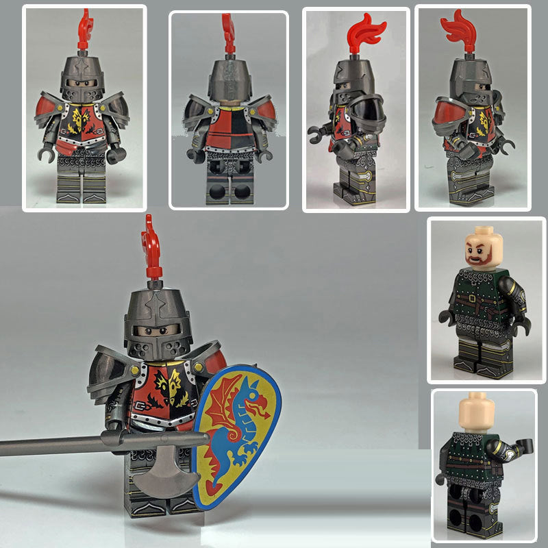 Medieval Knights Soldiers Army Custom Minifigures VP 2