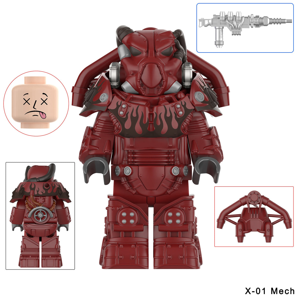 Fallout X-01 Power Armor Assortment Custom Minifigures