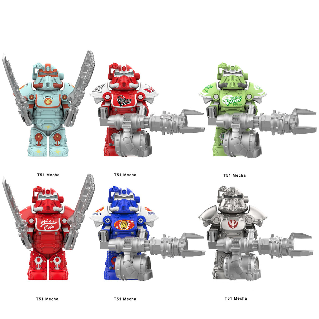 Fallout Power Armor Assortment Custom Minifigures W 3