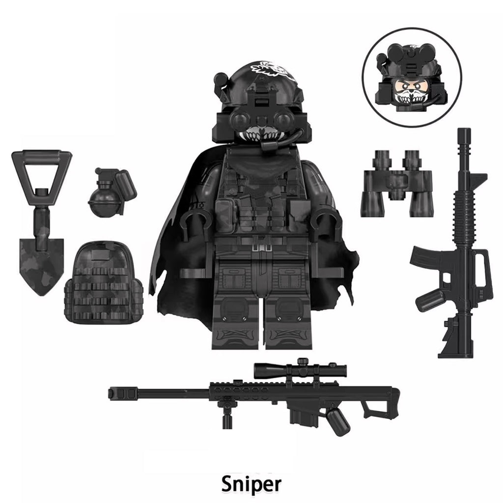 Special Forces Army Commandos Variations Custom Minifigures + Accessories 3