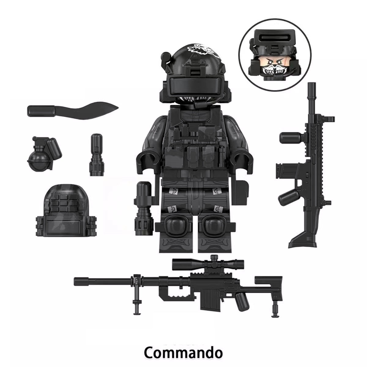 Special Forces Army Commandos Variations Custom Minifigures + Accessories 3