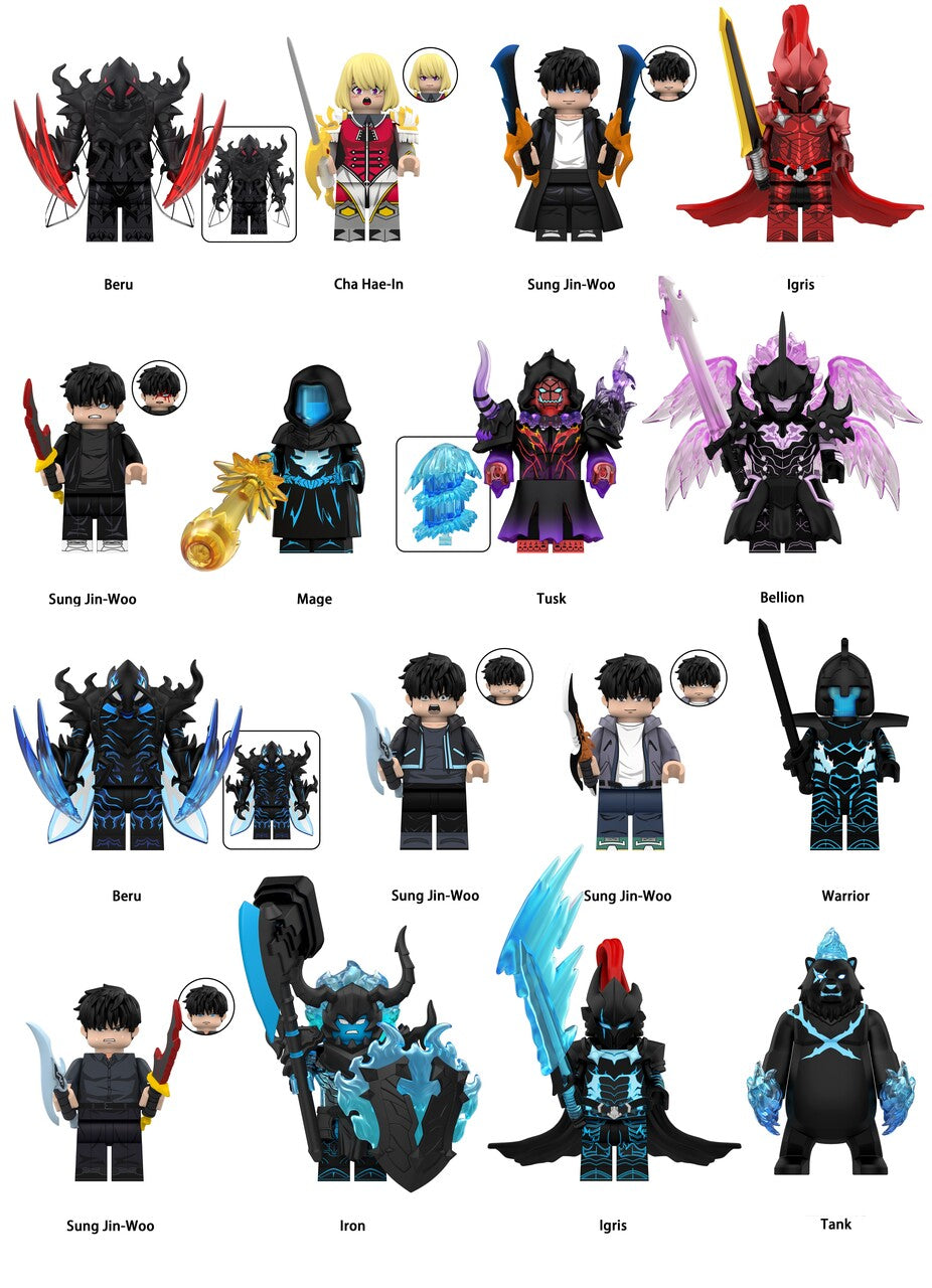 Solo Leveling Custom Anime Minifigures WM