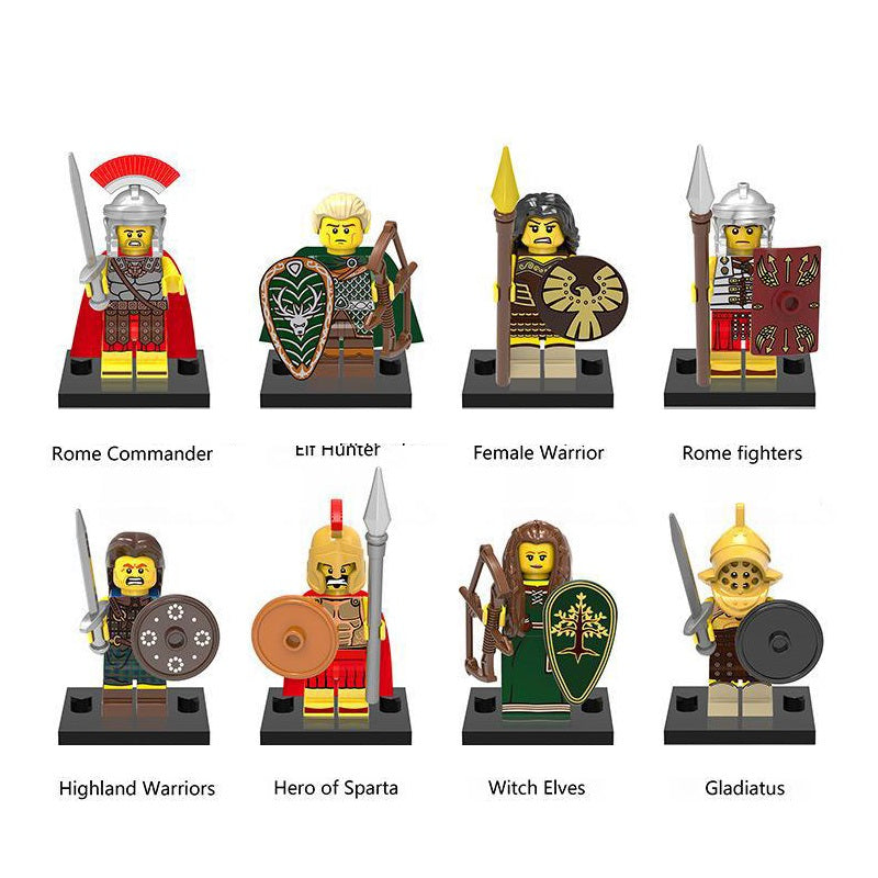 Medieval Knights Soldiers Army Custom Minifigures 1 XH