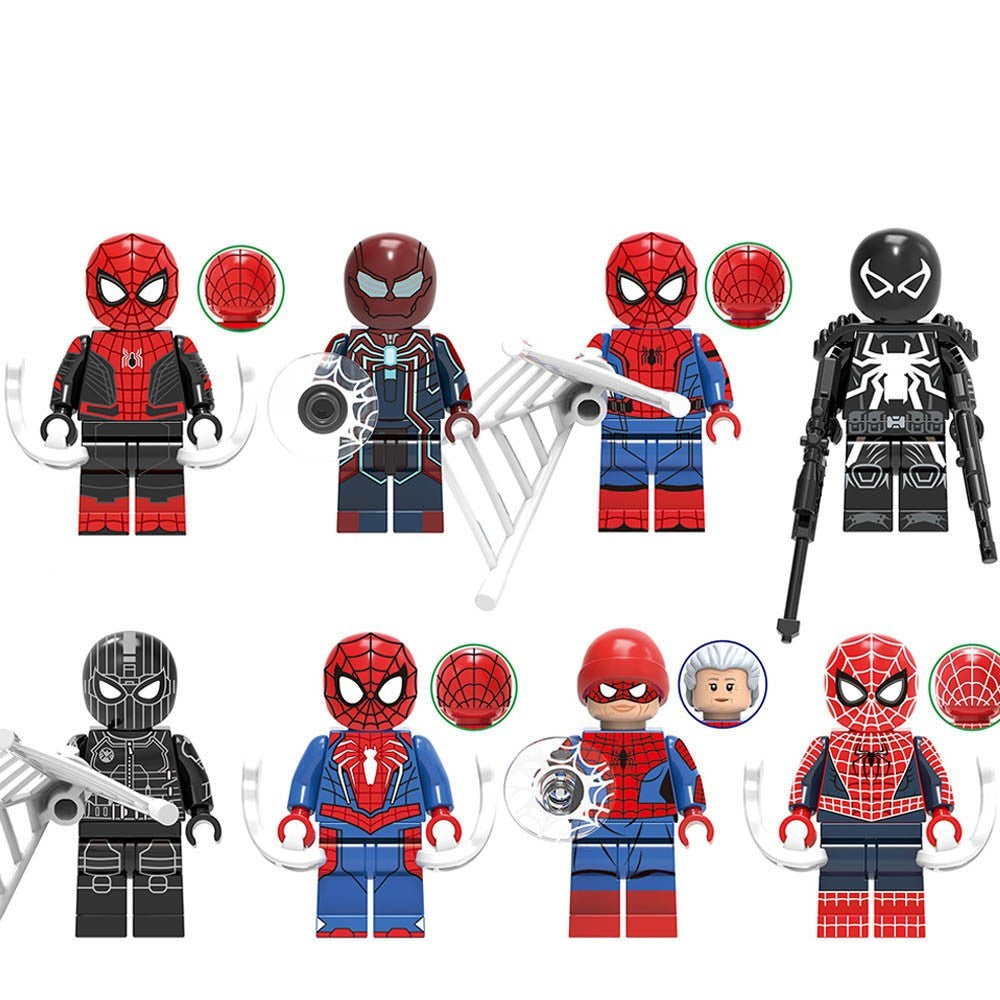 Spider Man New Custom 8pcs Set X0280