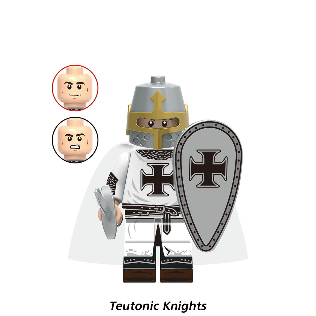 Medieval Knights Soldiers Army Custom Minifigures 4 XH