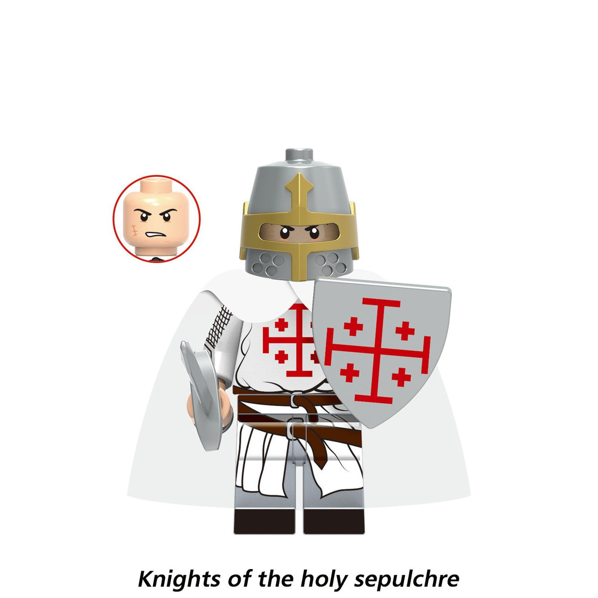 Medieval Knights Soldiers Army Custom Minifigures 4 XH