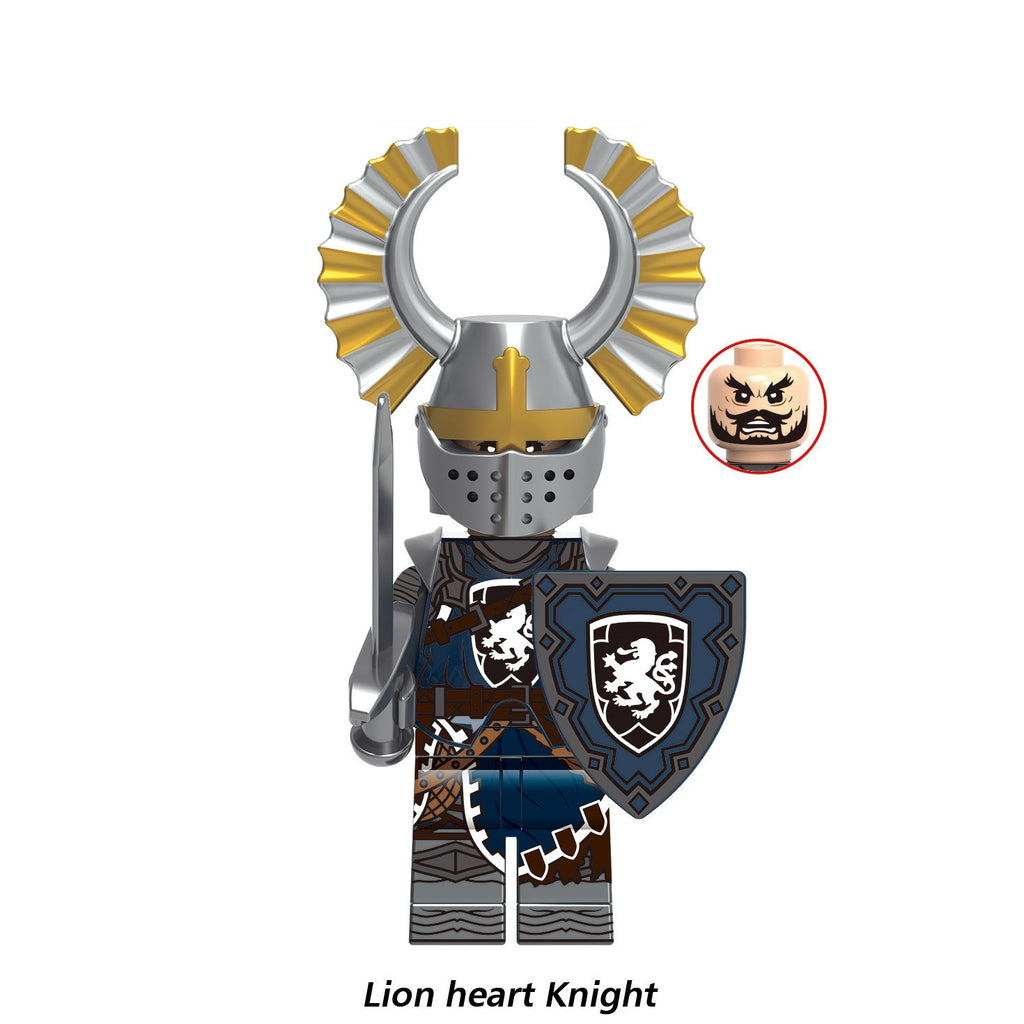 Medieval Knights Soldiers Army Custom Minifigures 6 XH