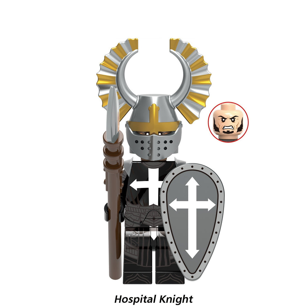 Medieval Knights Soldiers Army Custom Minifigures 6 XH