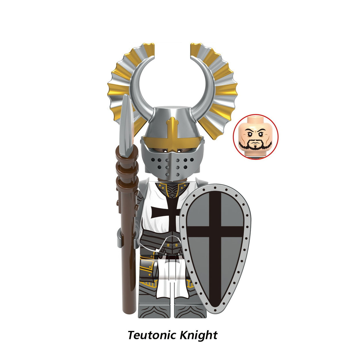 Medieval Knights Soldiers Army Custom Minifigures 6 XH