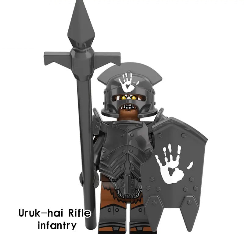 LOTR High Uruk-hai Orcs Gundabad Orcs Army Infantry Minifigures