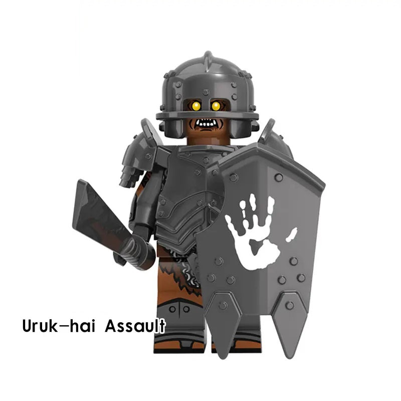 LOTR High Uruk-hai Orcs Gundabad Orcs Army Infantry Minifigures