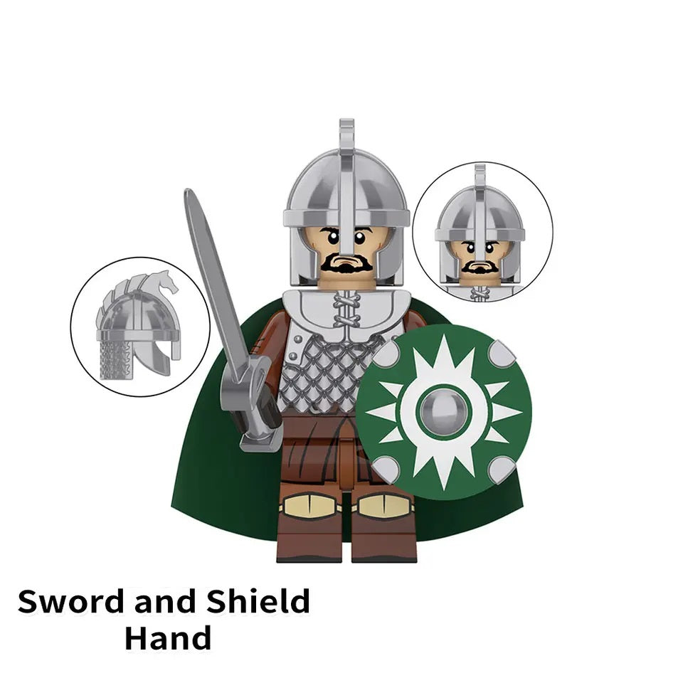 LOTR Rohan Royal Guards Army Infantry Minifigures