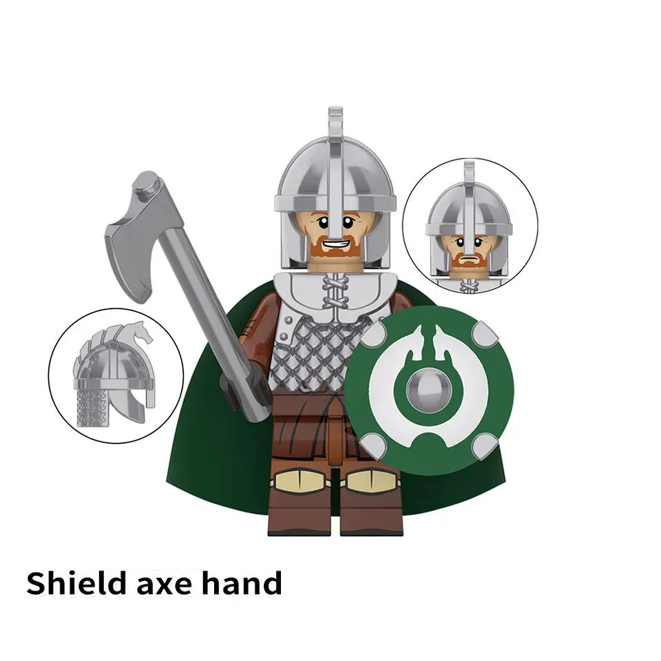 LOTR Rohan Royal Guards Army Infantry Minifigures