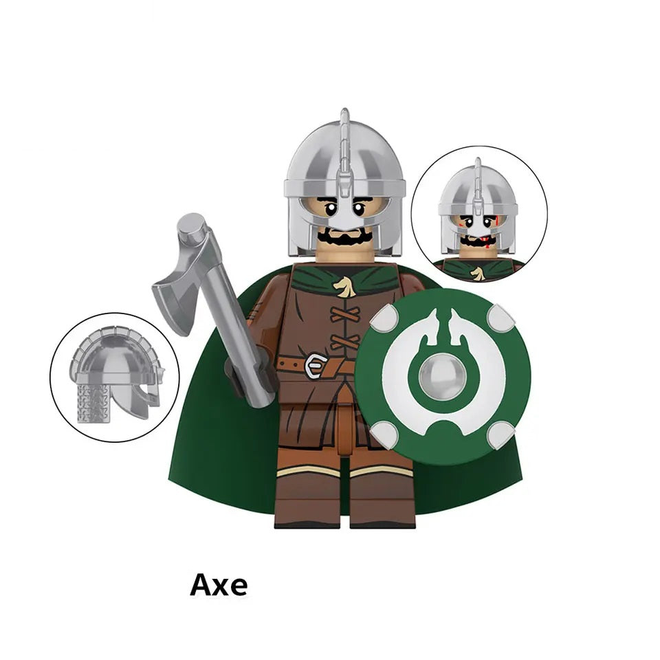 LOTR Rohan Royal Guards Army Infantry Minifigures