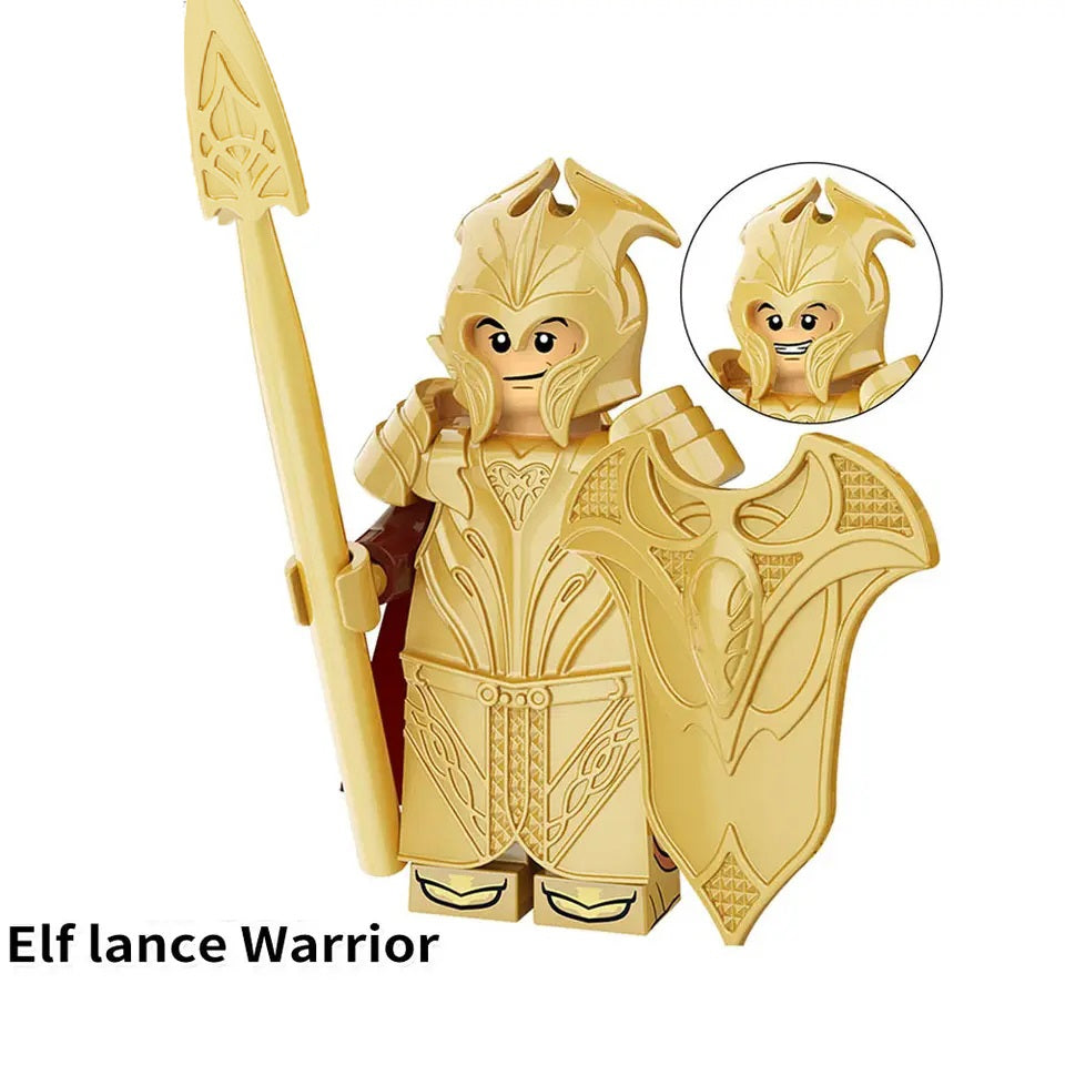LOTR High Elves Mirkwood Elves Army Infantry Minifigures
