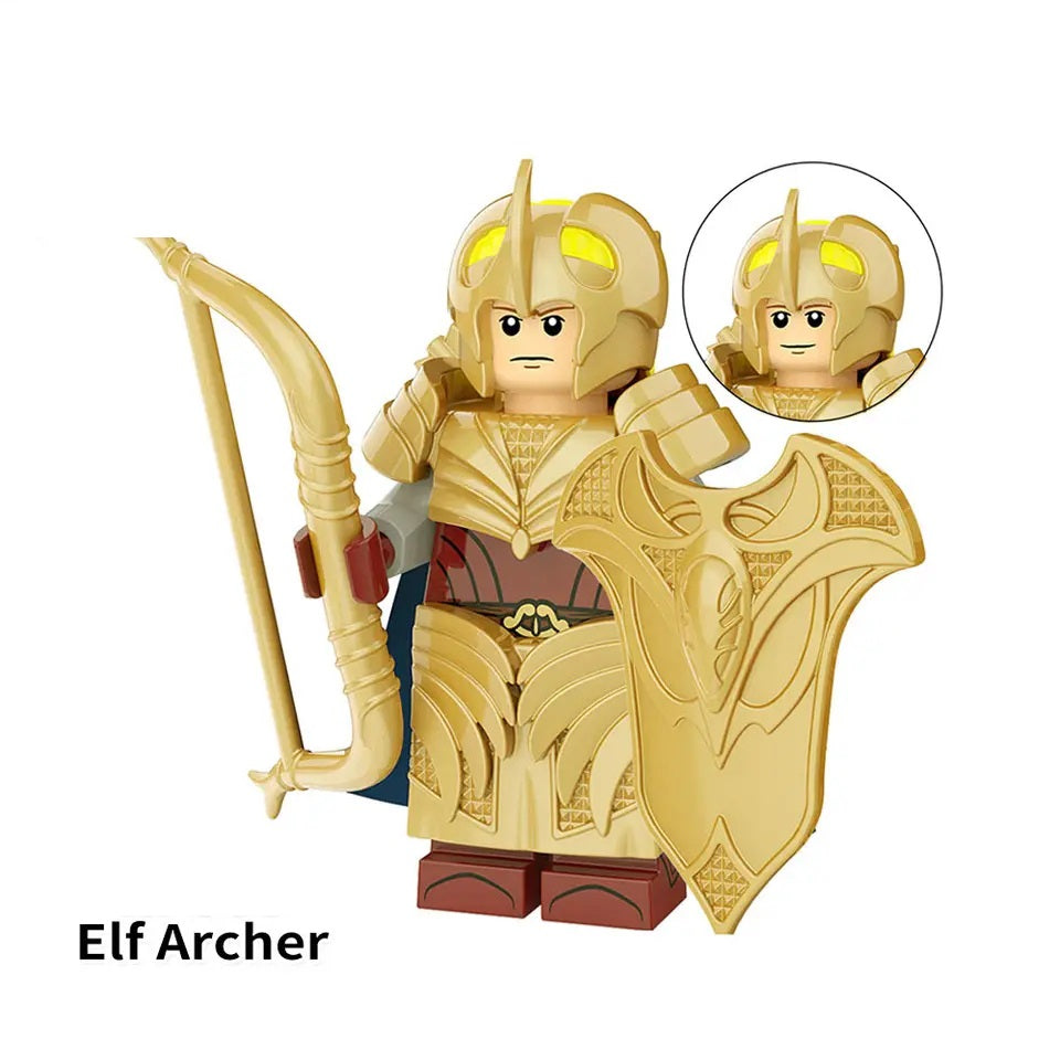 LOTR High Elves Mirkwood Elves Army Infantry Minifigures